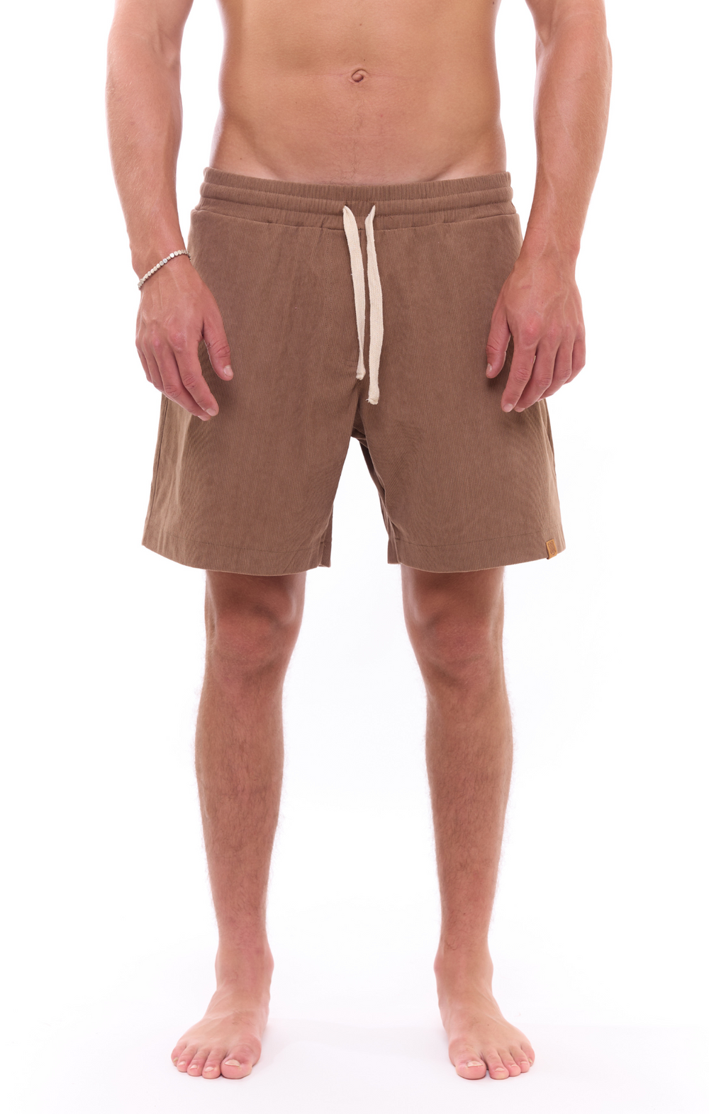 Khaki - Corduroy Shorts