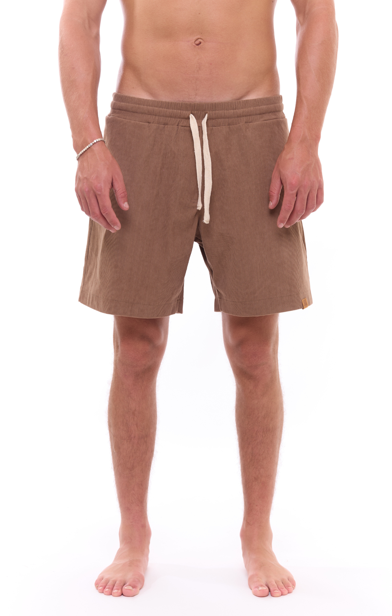 Khaki - Corduroy Shorts