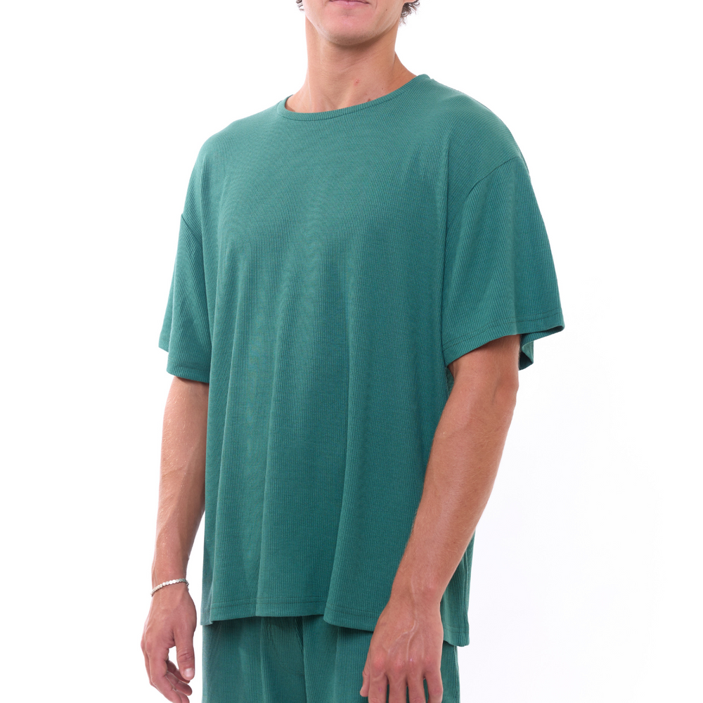 
                      
                        Turquoise - Waffle T-Shirt
                      
                    