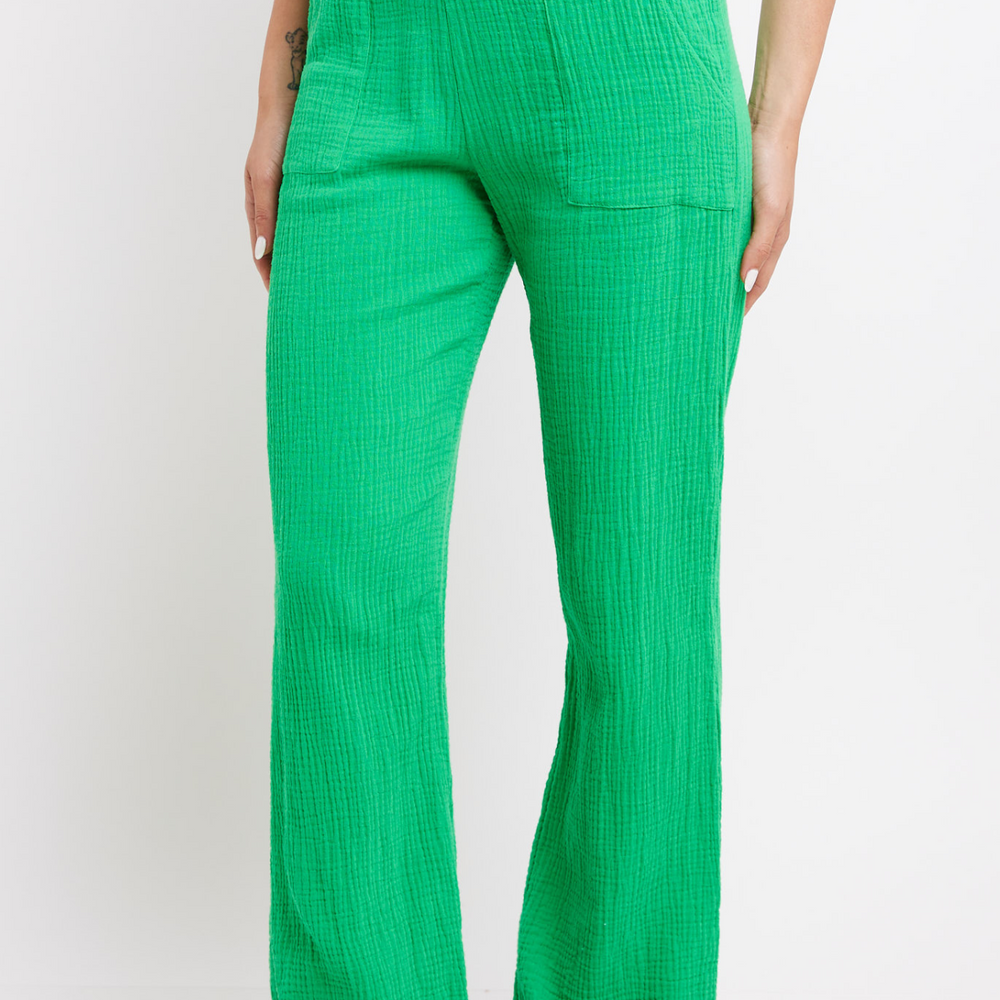 Bright Green -Woman Long Pants Tetra