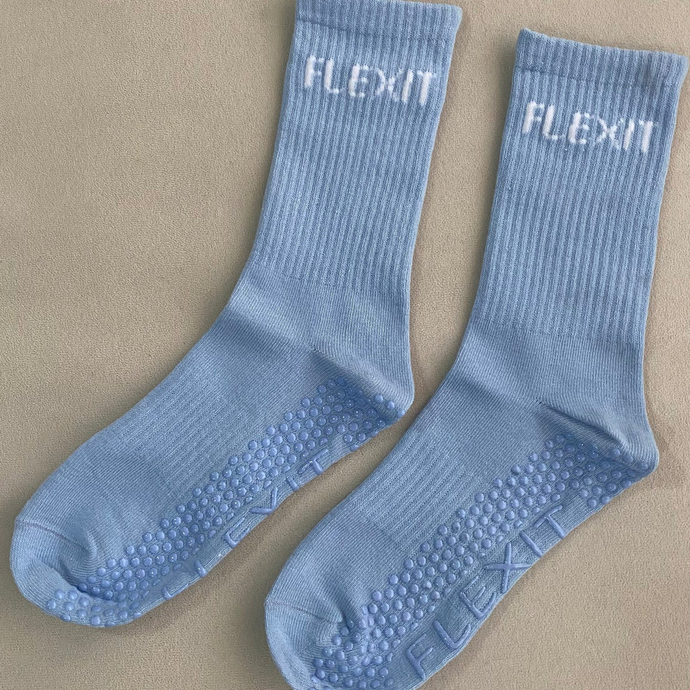 Light blue Pilates socks