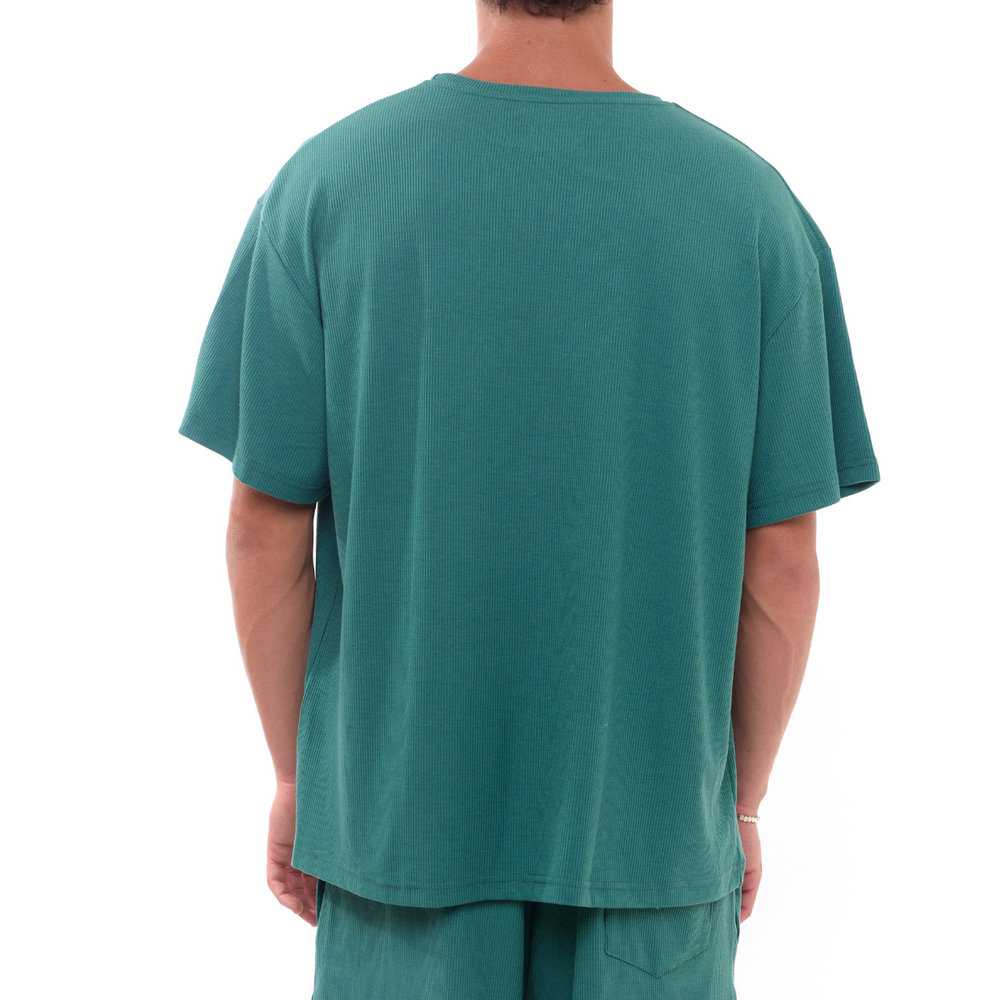 
                      
                        Turquoise - Waffle T-Shirt
                      
                    