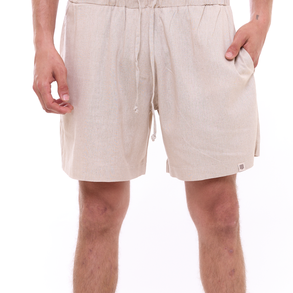 
                      
                        Natural - Unisex Linen Shorts
                      
                    