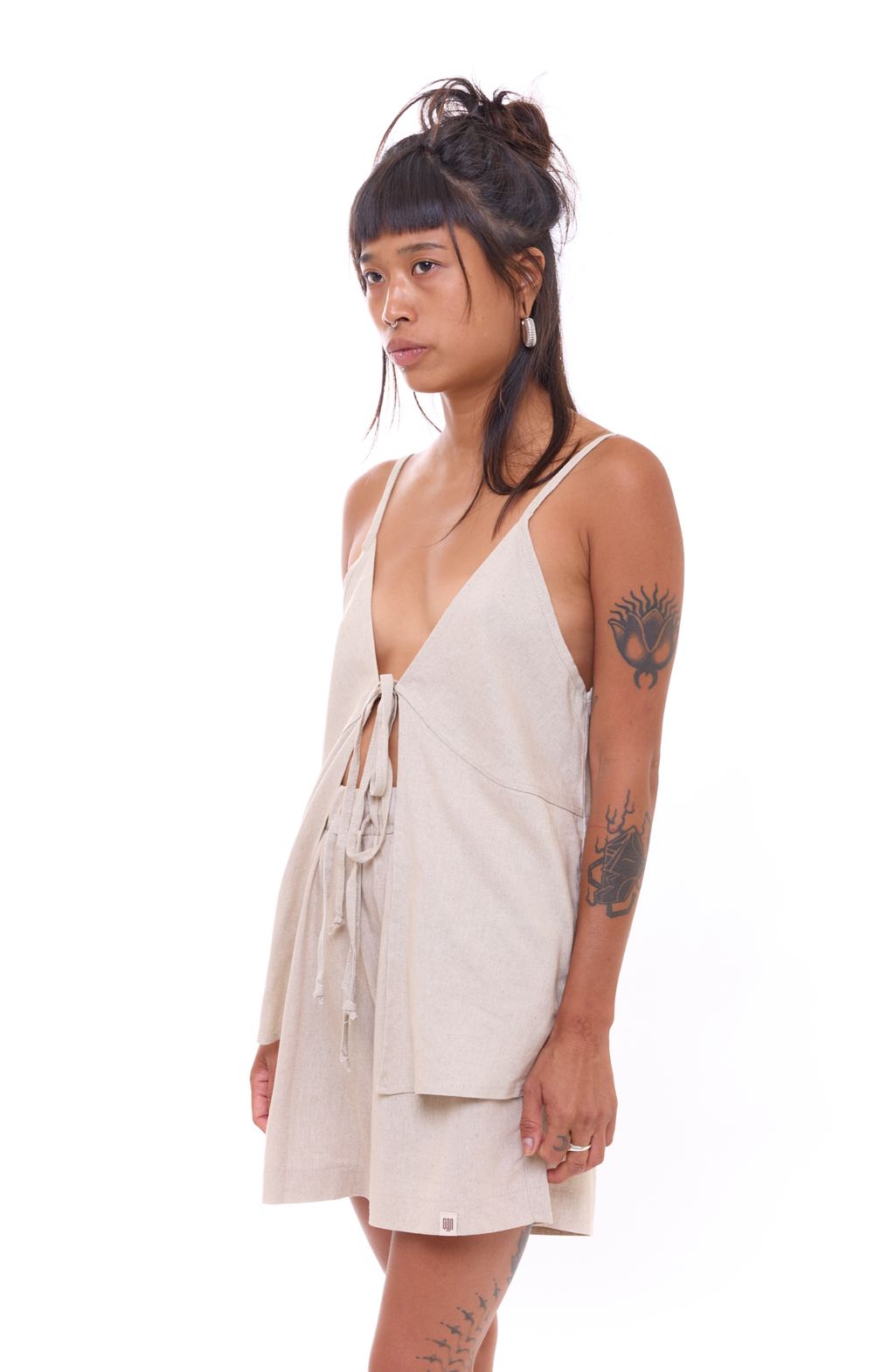 Natural - Women Linen Top