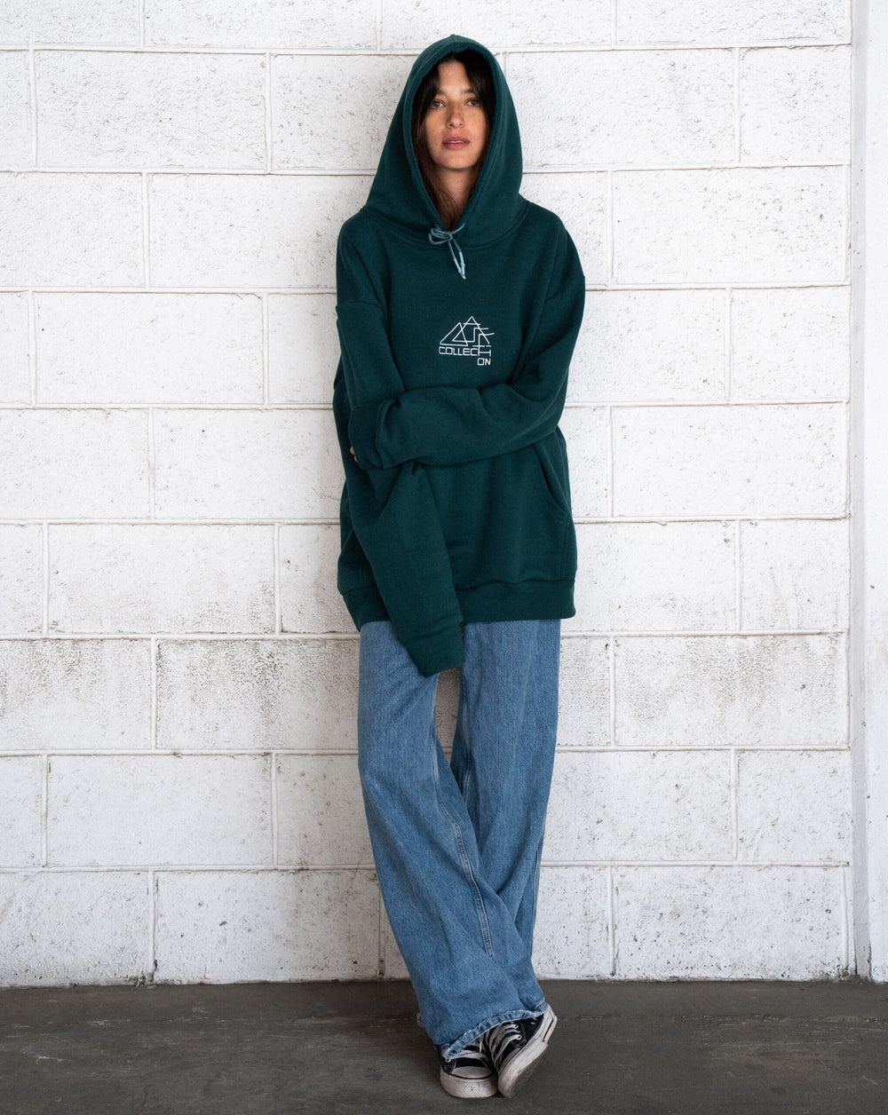 Dark green hoodie