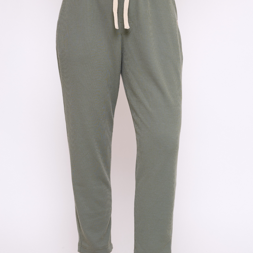 
                      
                        Green - Waffle Unisex Long Pants
                      
                    