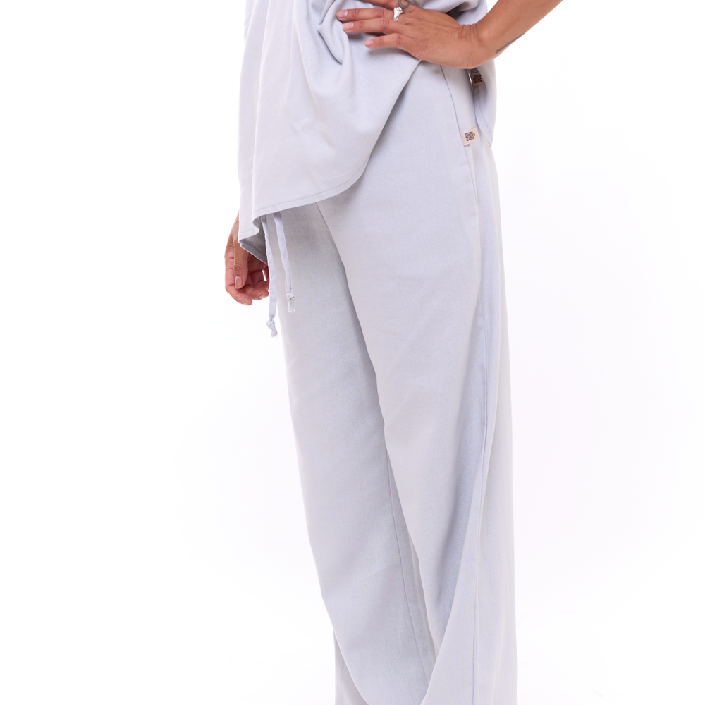 
                      
                        Light Gray - Woman Linen Long Pants
                      
                    