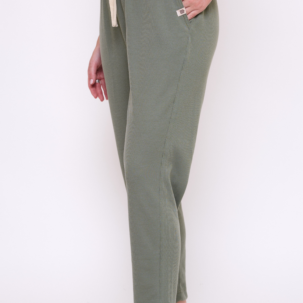 
                      
                        Green - Waffle Unisex Long Pants
                      
                    