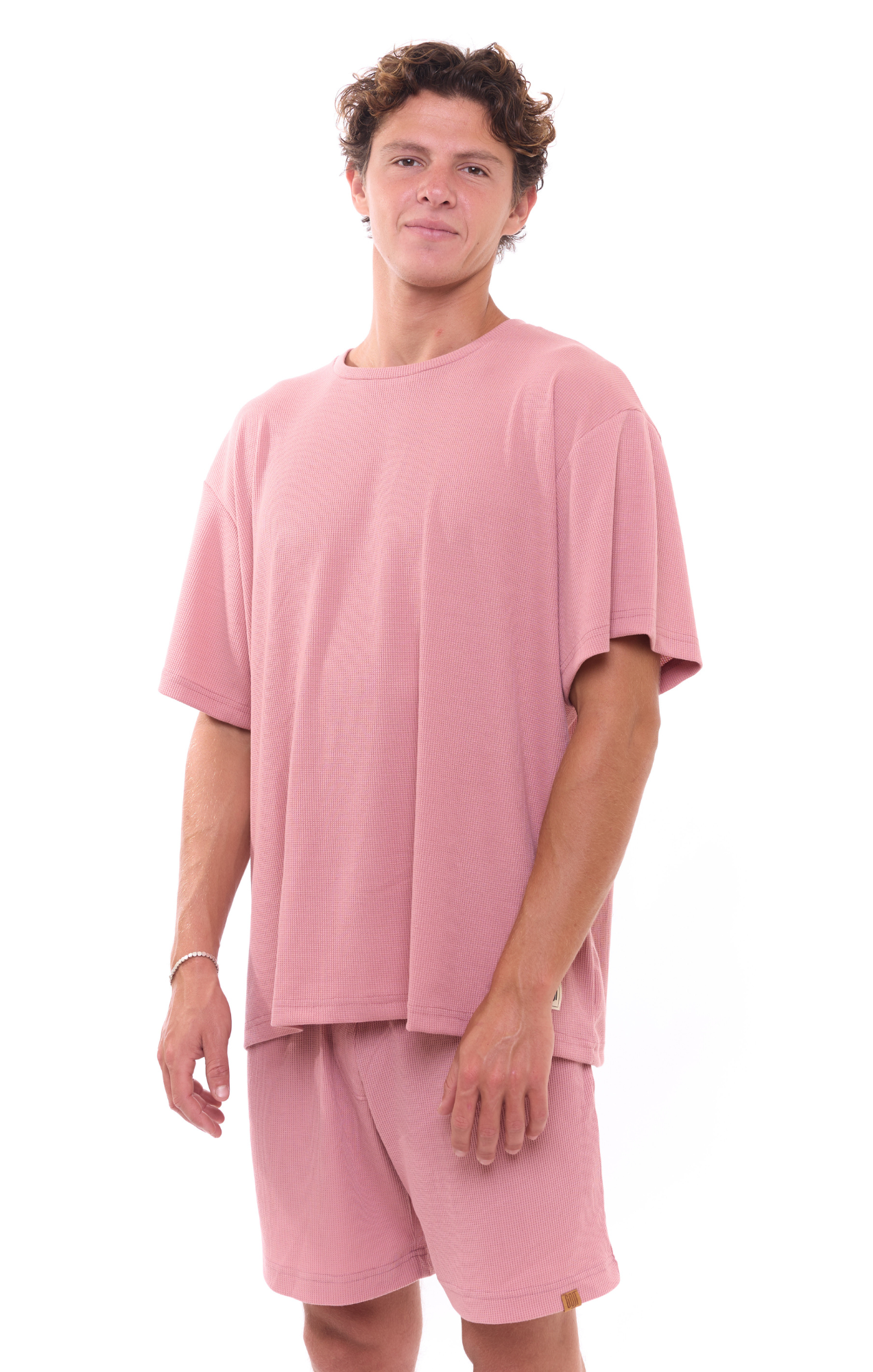 Light Pink - Waffle T-Shirt