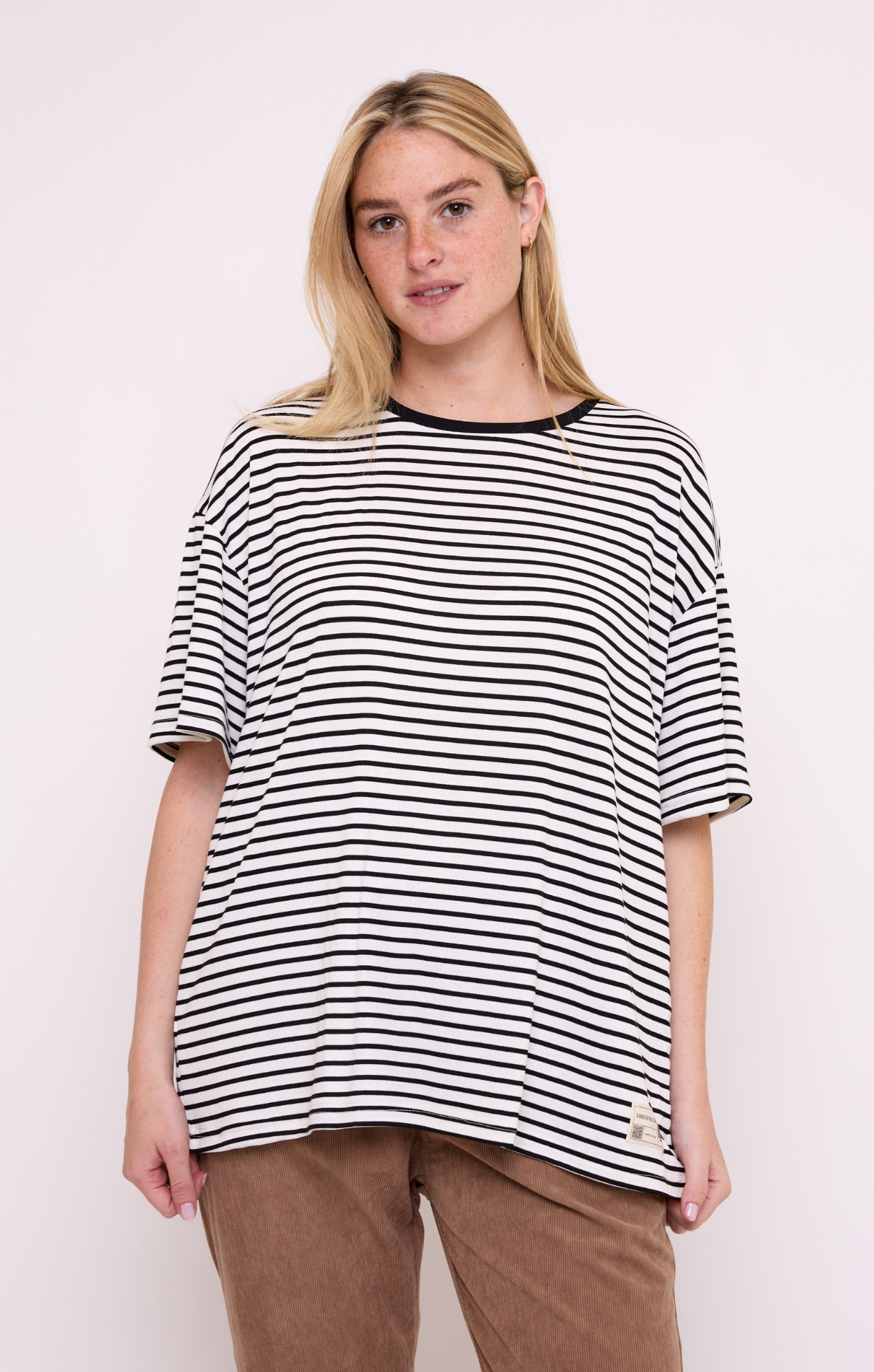 White & Black Stripes T-Shirt