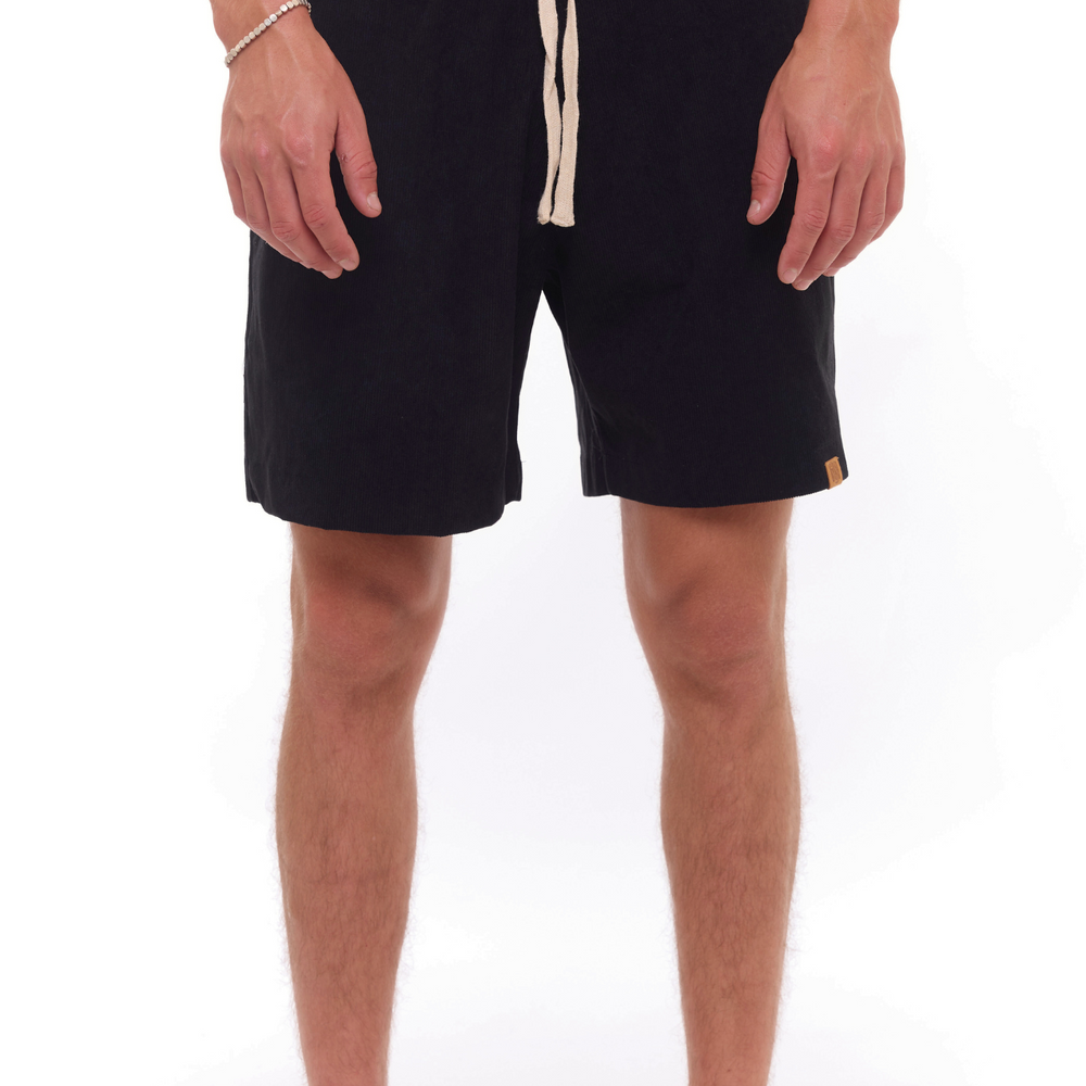 Black - Corduroy Shorts