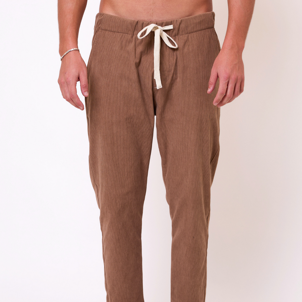 Khaki - Corduroy Long Pants