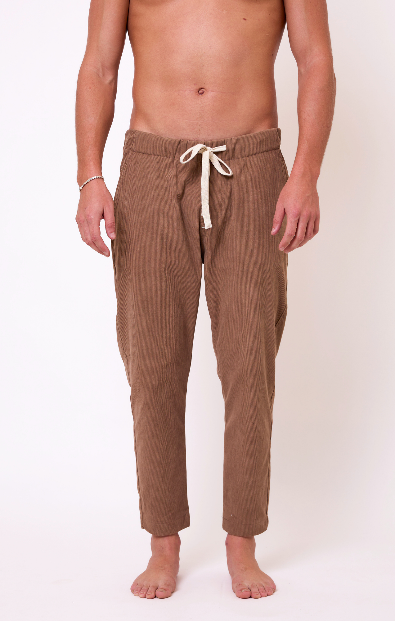 Khaki - Corduroy Long Pants