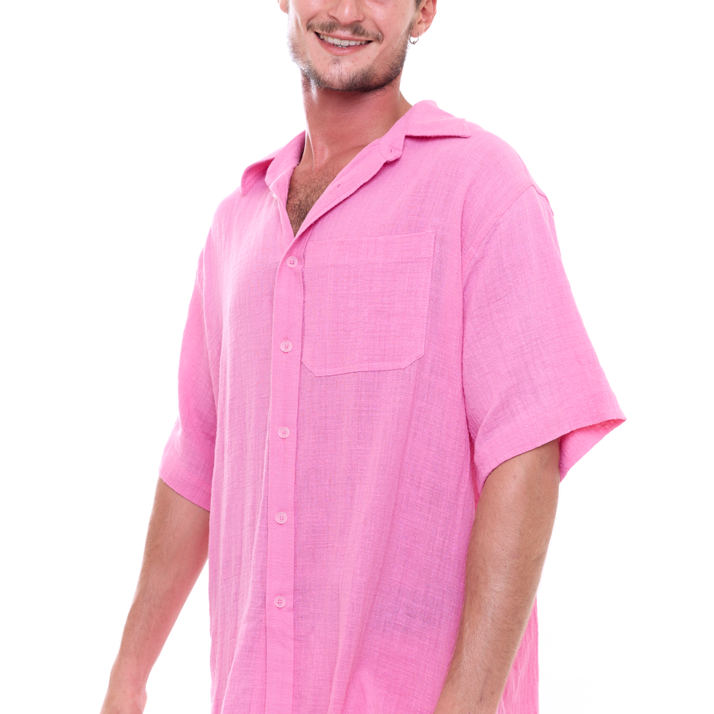 
                      
                        Pink - Unisex Oversize Shirt
                      
                    