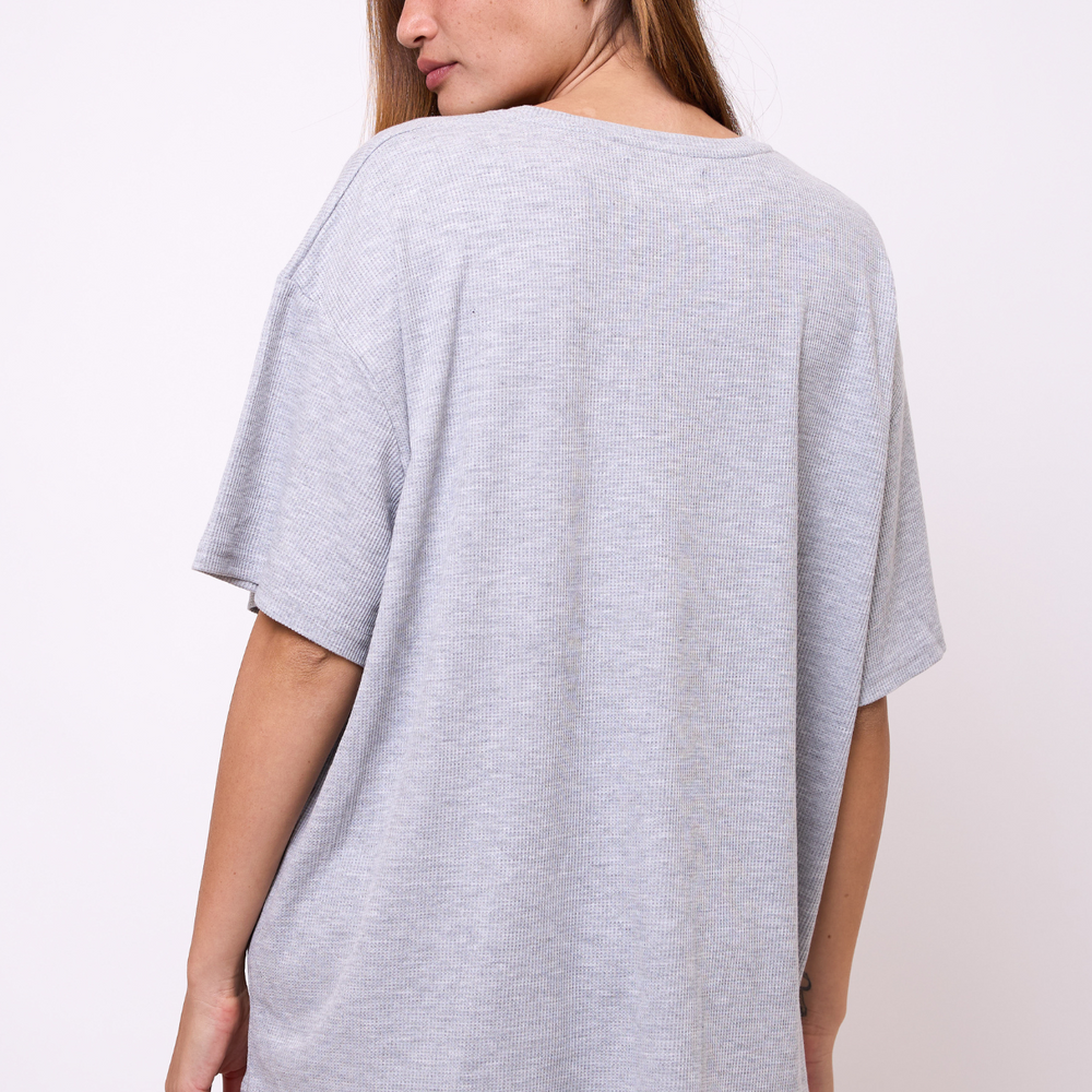 Gray - Waffle T-Shirt