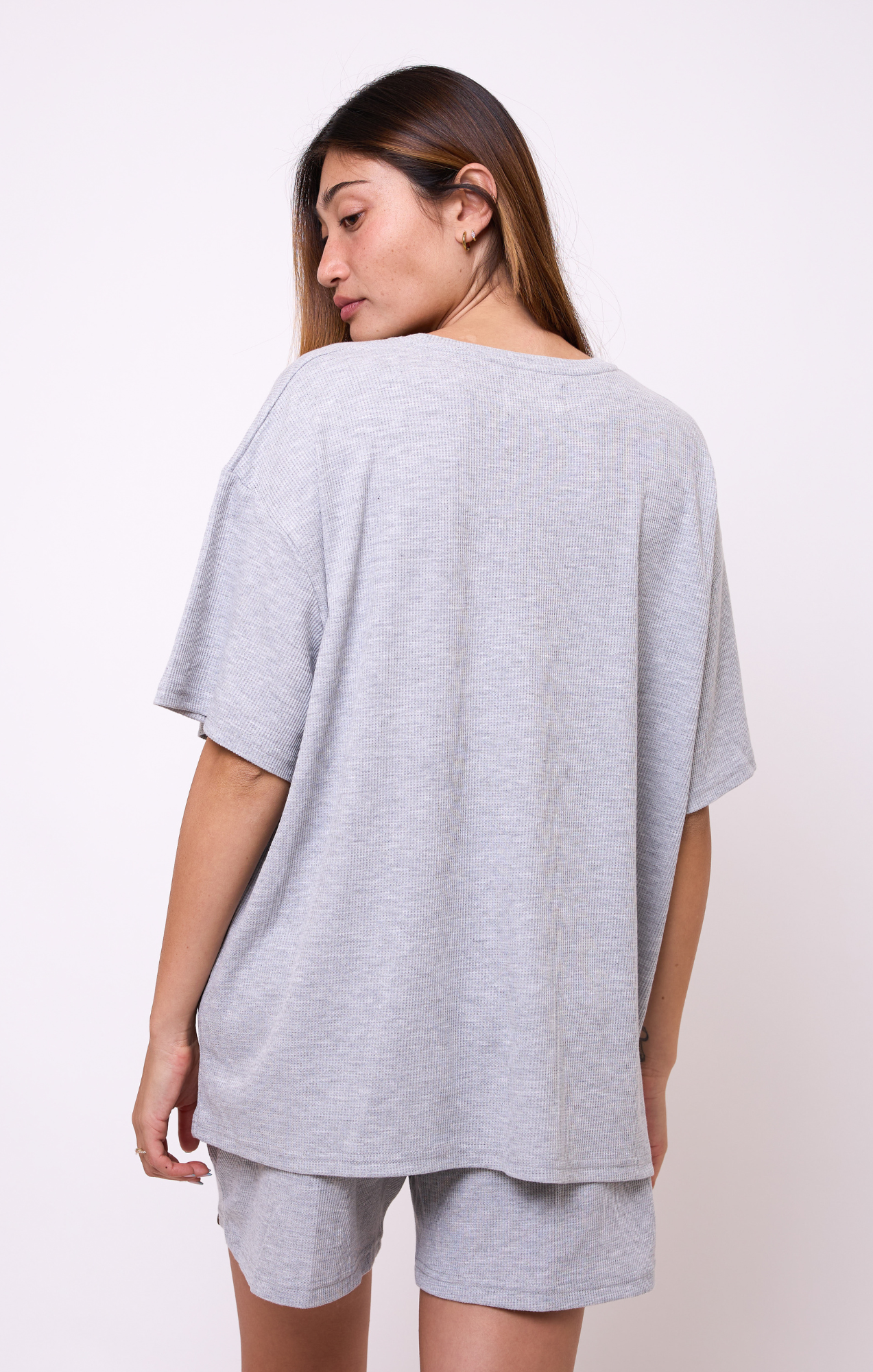 Gray - Waffle T-Shirt