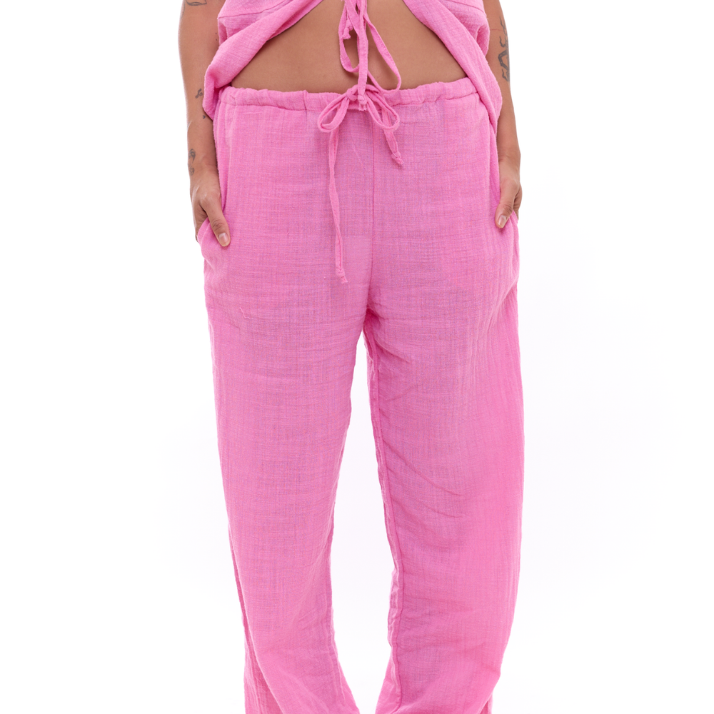 Pink - Woman Long Pants