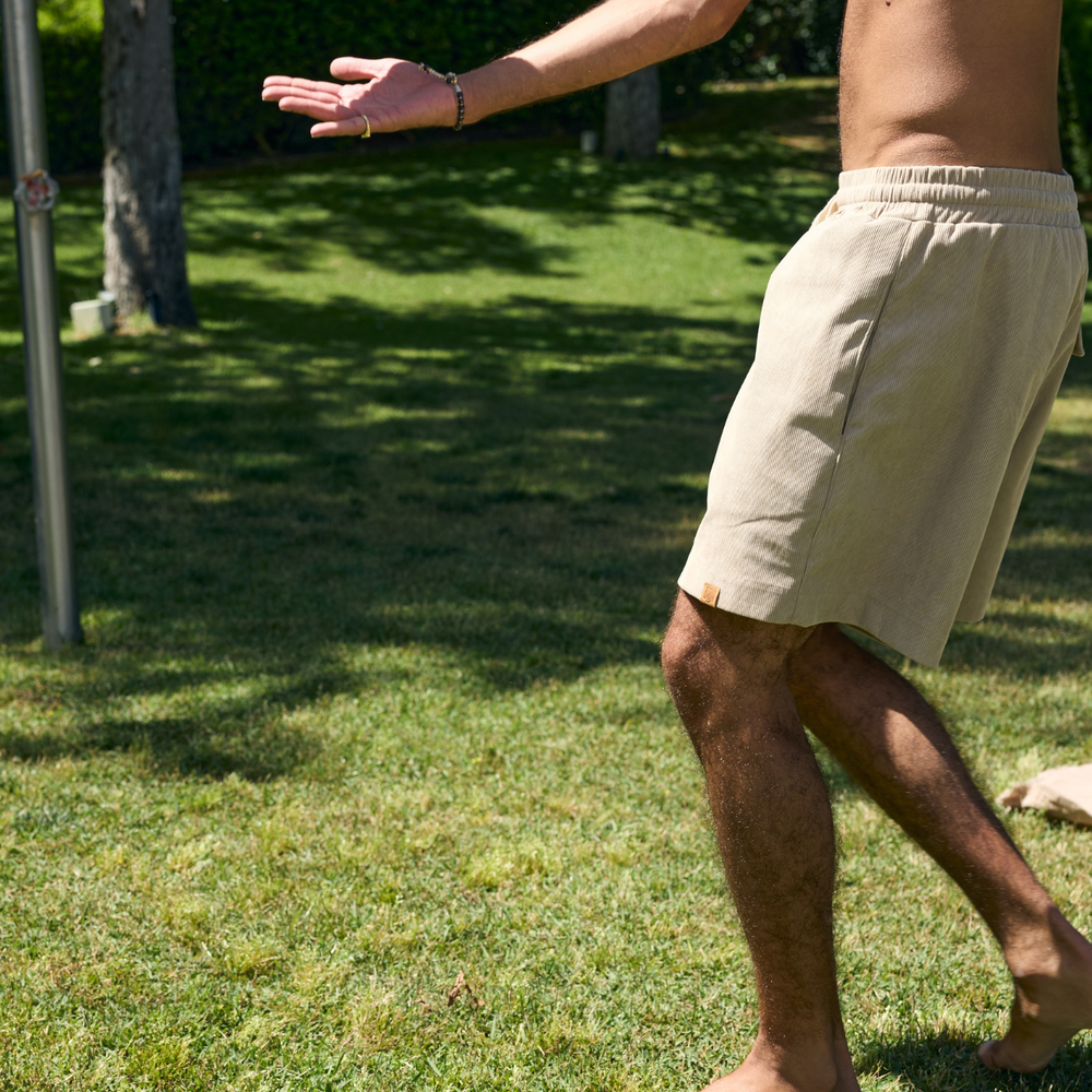 
                      
                        Stone - Corduroy Shorts
                      
                    