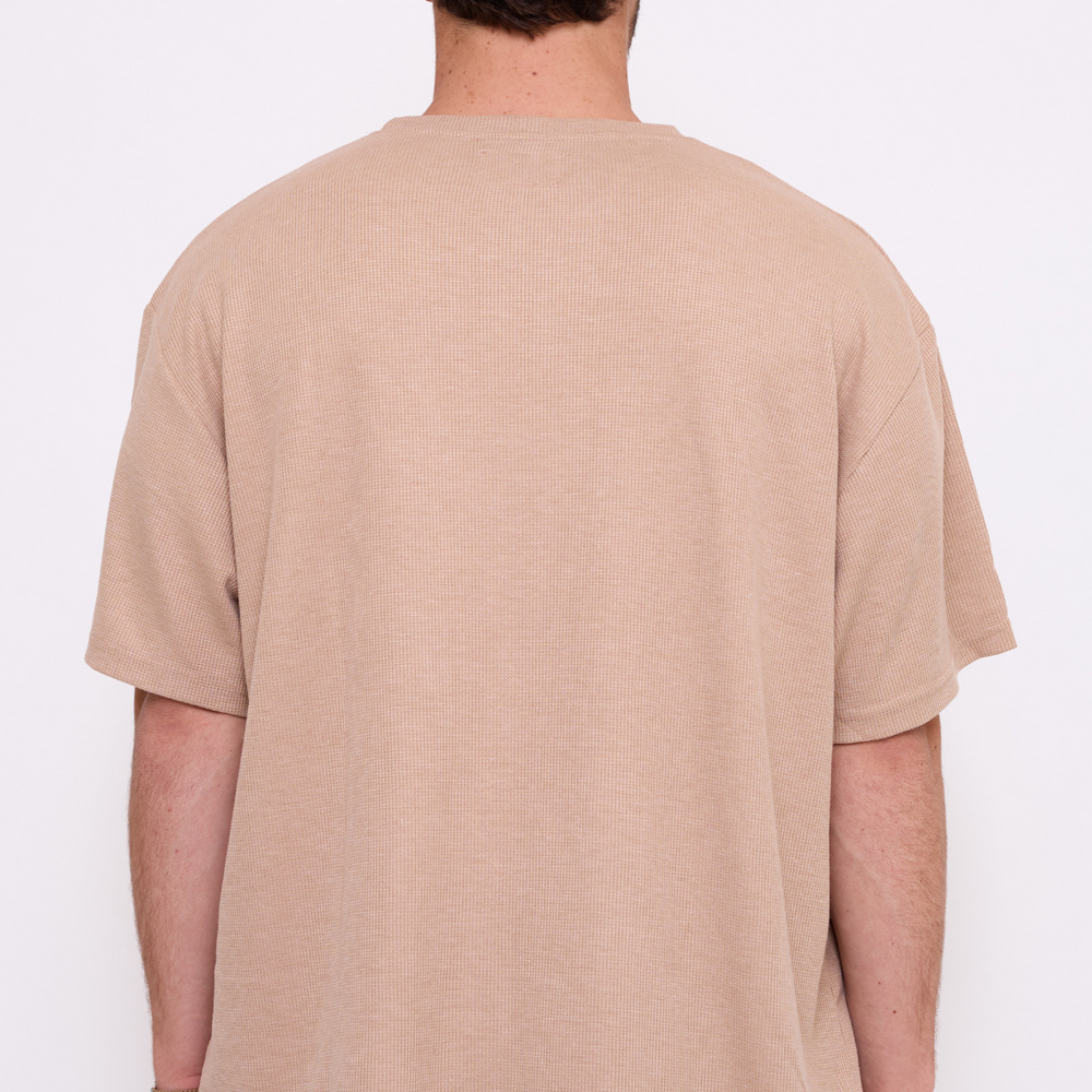 
                      
                        Beige - Waffle T-Shirt
                      
                    