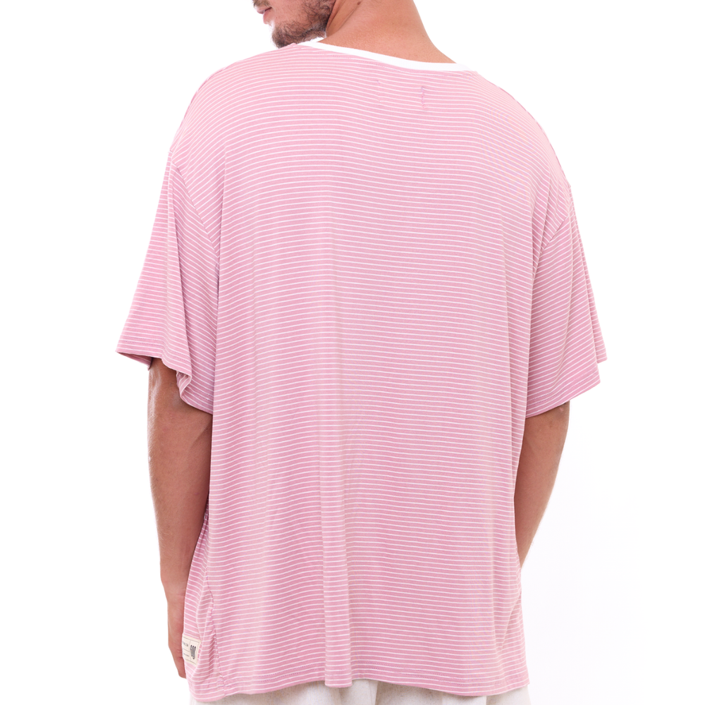 
                      
                        Pink Stripes T-Shirt
                      
                    