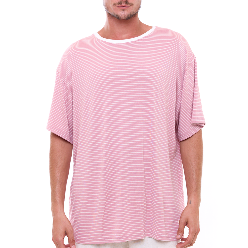 
                      
                        Pink Stripes T-Shirt
                      
                    