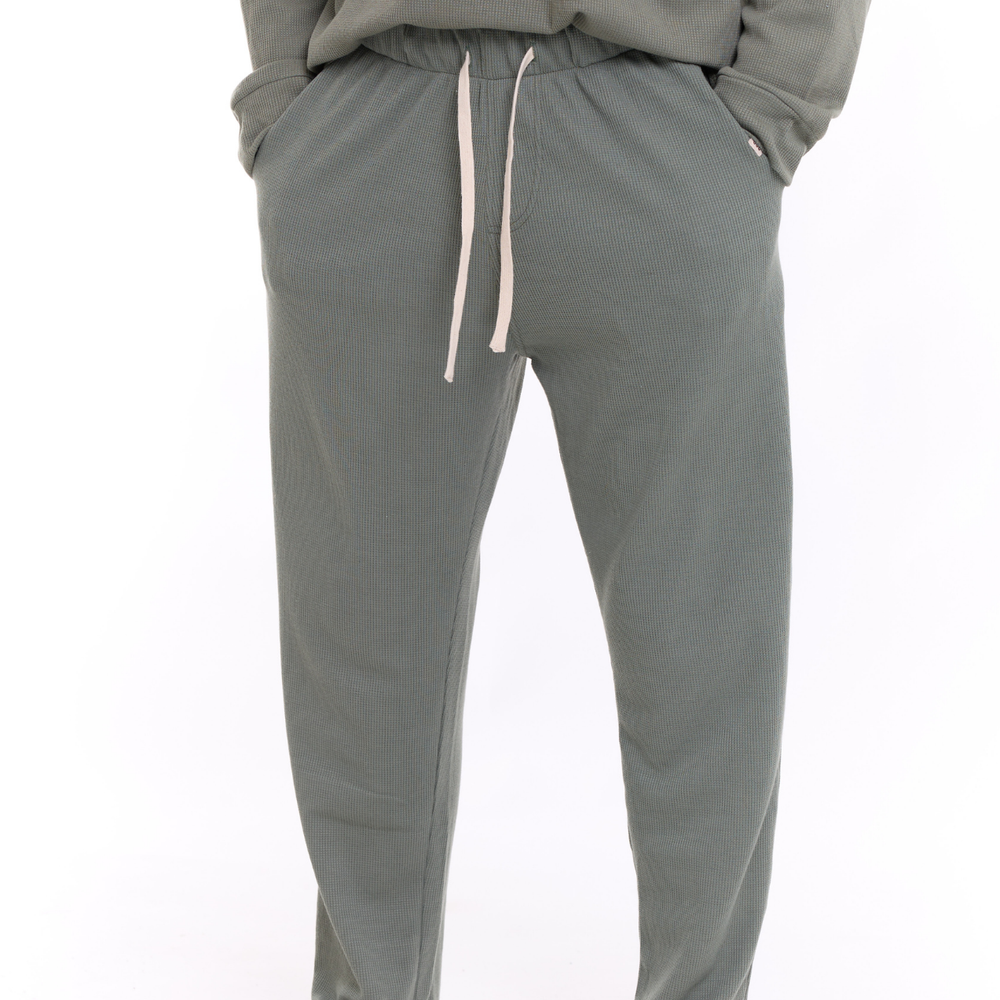 
                      
                        Green - Waffle Unisex Long Pants
                      
                    