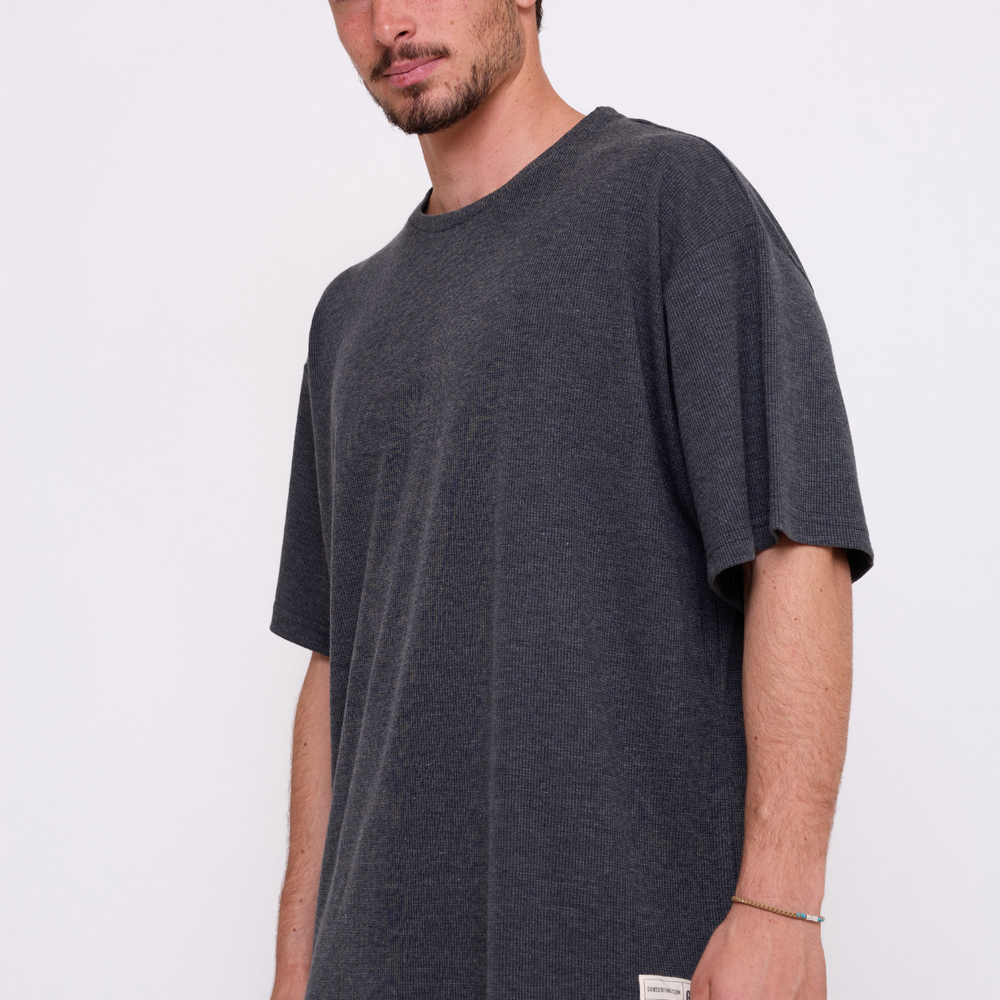 Dark Gray - Waffle T-Shirt