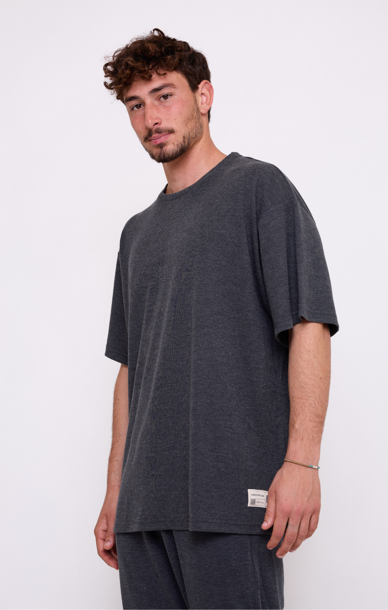 Dark Gray - Waffle T-Shirt