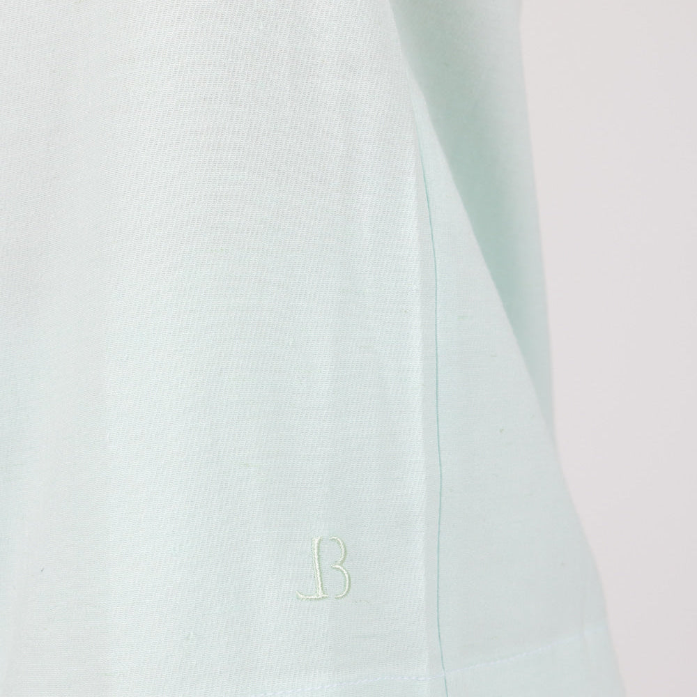 
                      
                        ROSE top in light blue close up
                      
                    