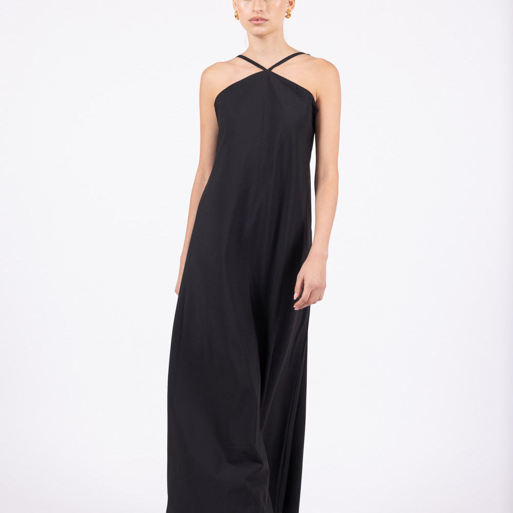 
                      
                        ANNA maxi dress in black front look
                      
                    