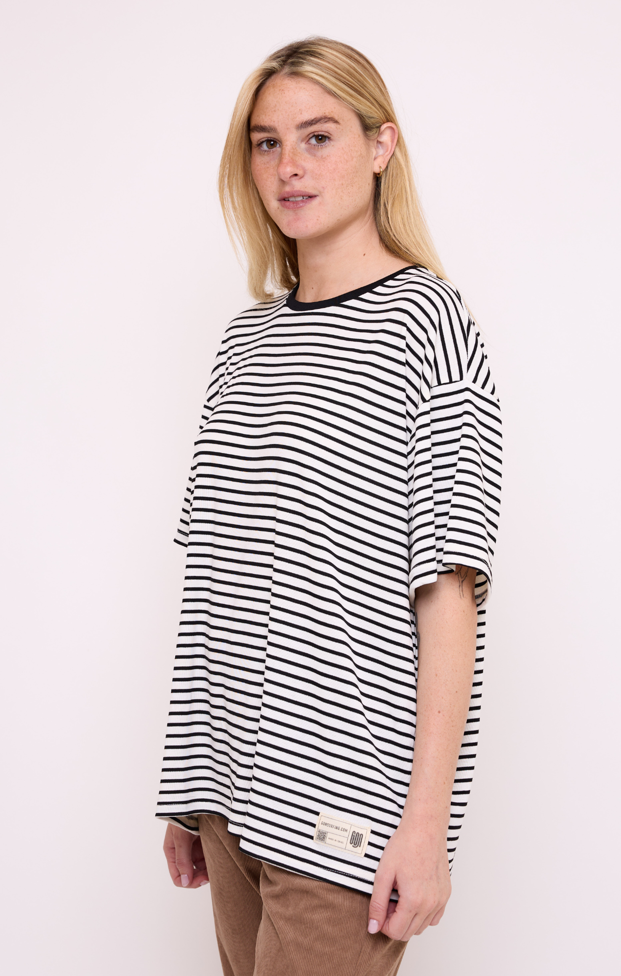 White & Black Stripes T-Shirt