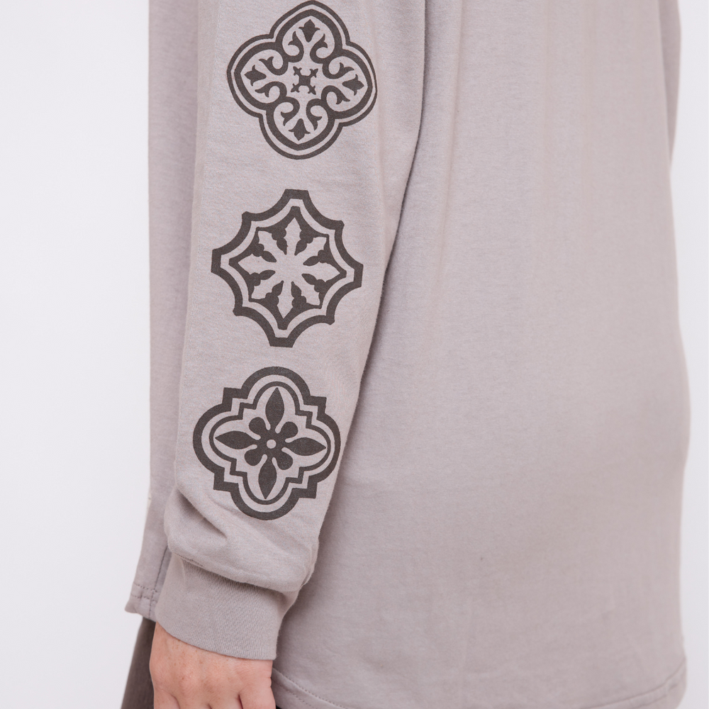 
                      
                        Khaki Wash Morocco - Sleeve Print
                      
                    