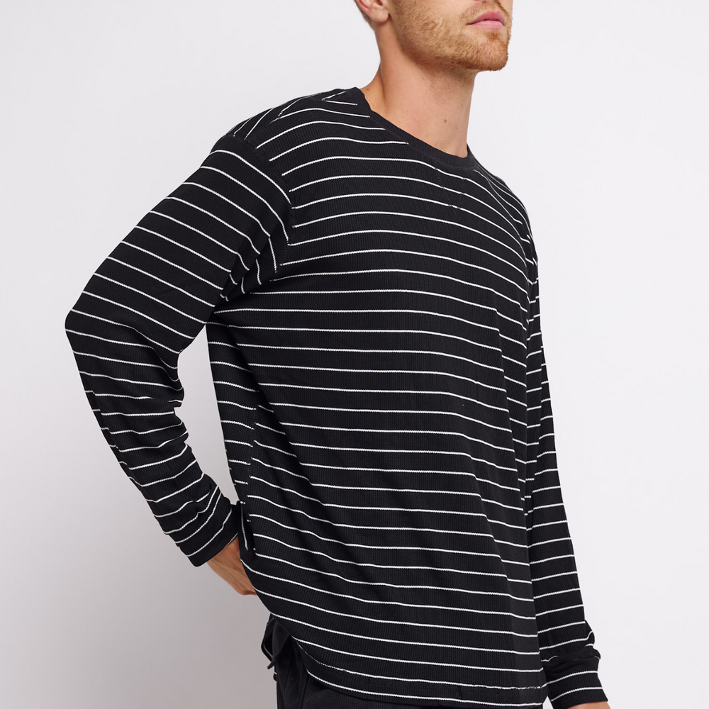 
                      
                        Black Stripes - Waffle Long Sleeve Shirts
                      
                    