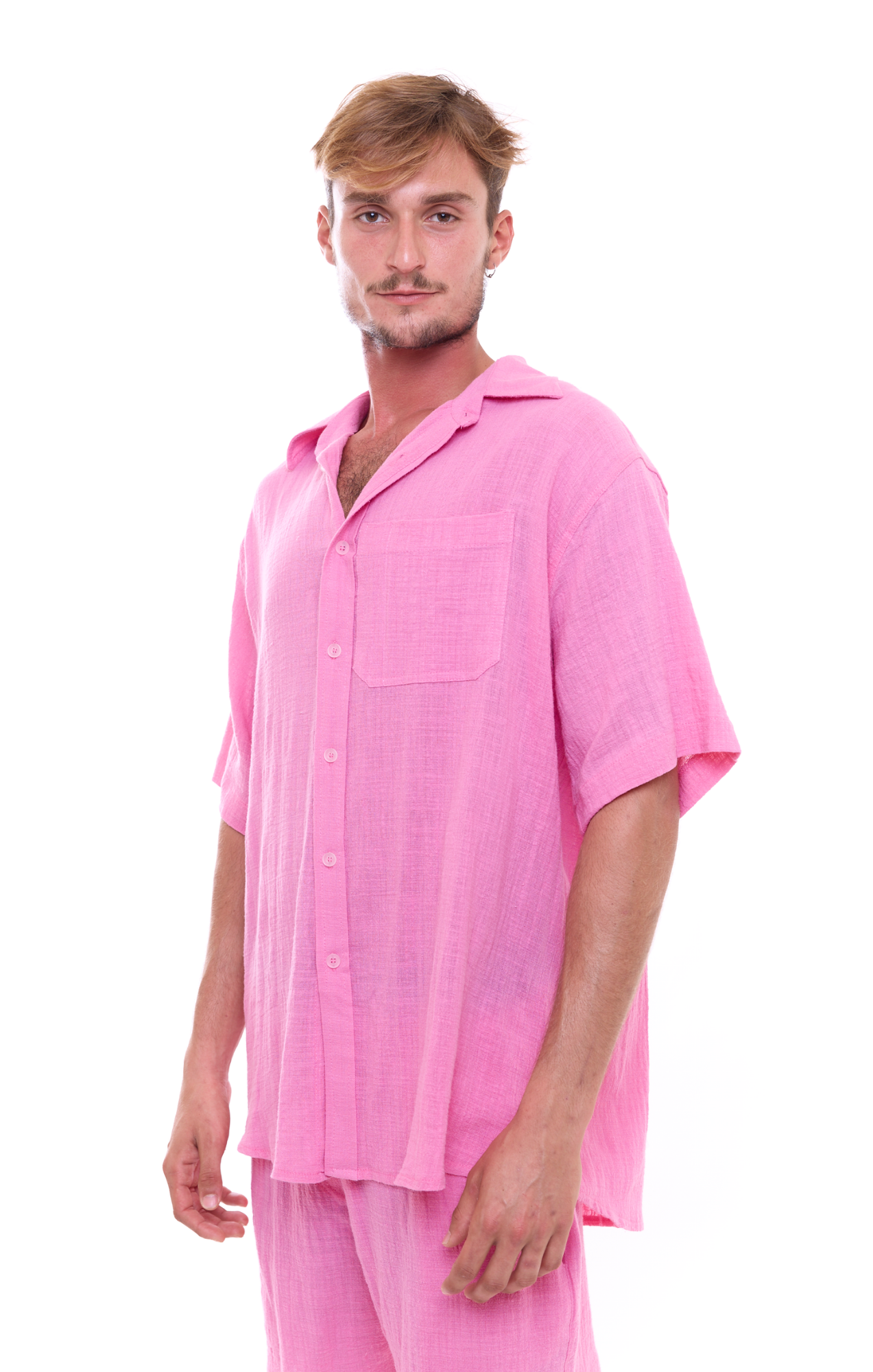 Pink - Unisex Oversize Shirt