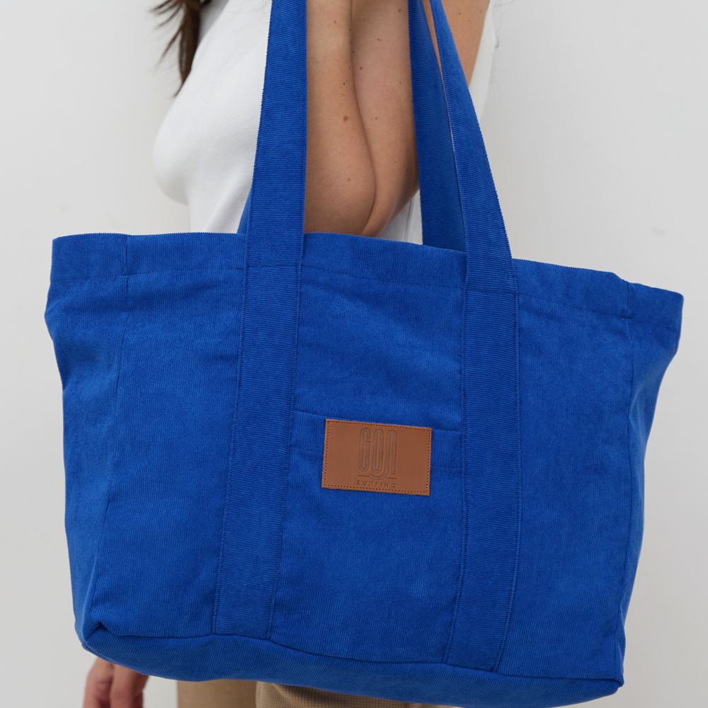 Crazy Blue - Corduroy Bag