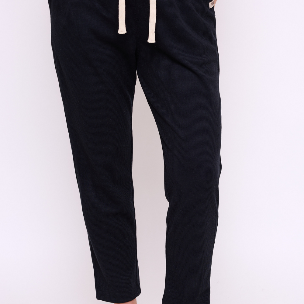 
                      
                        Black - Waffle Unisex Long Pants
                      
                    