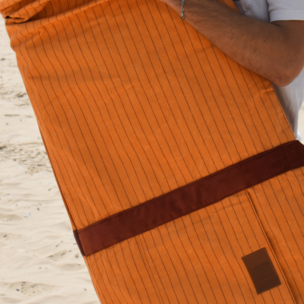 
                      
                        Orange strips- Surfboard Bag
                      
                    