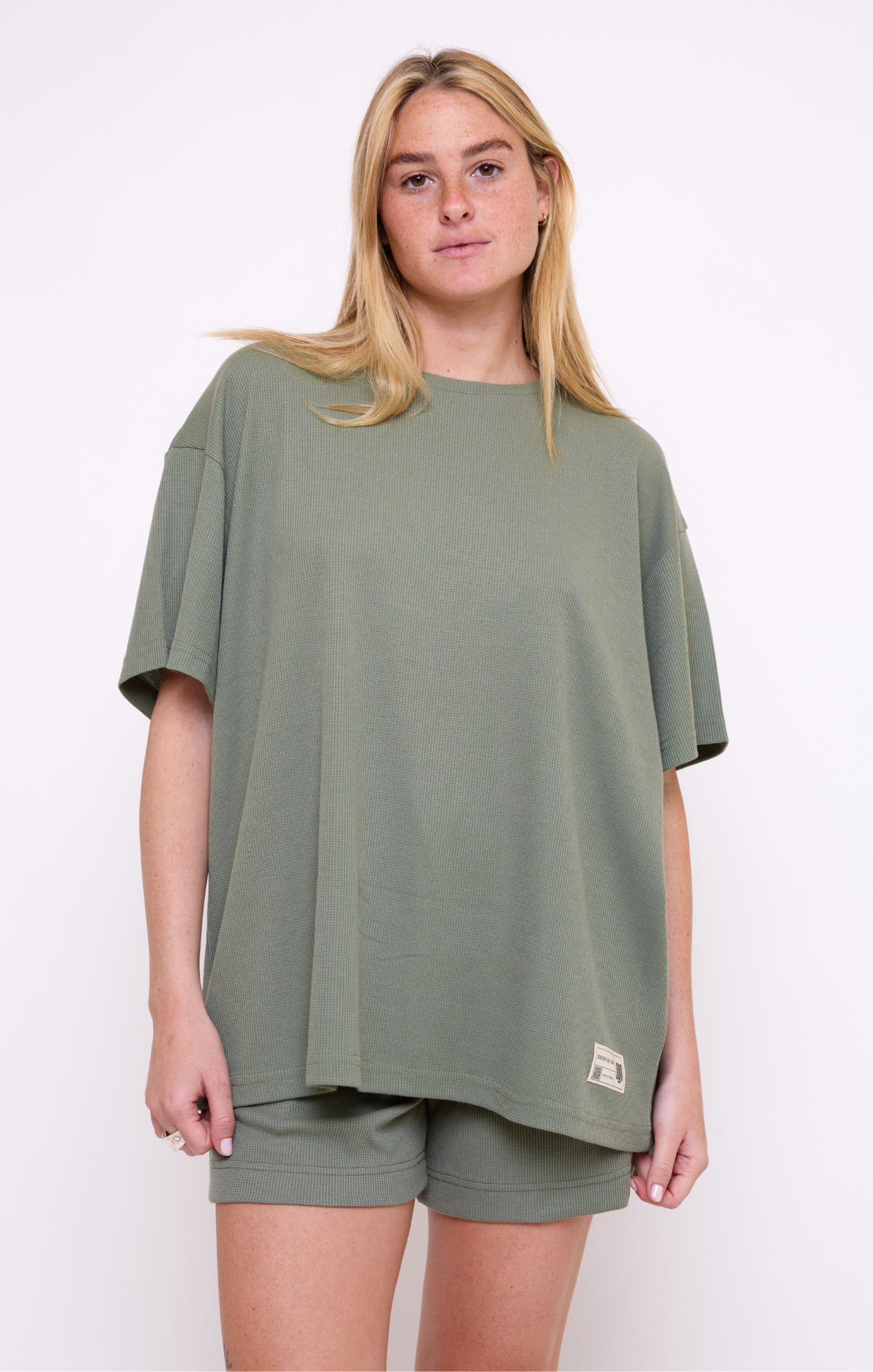 Green - Waffle T-Shirt