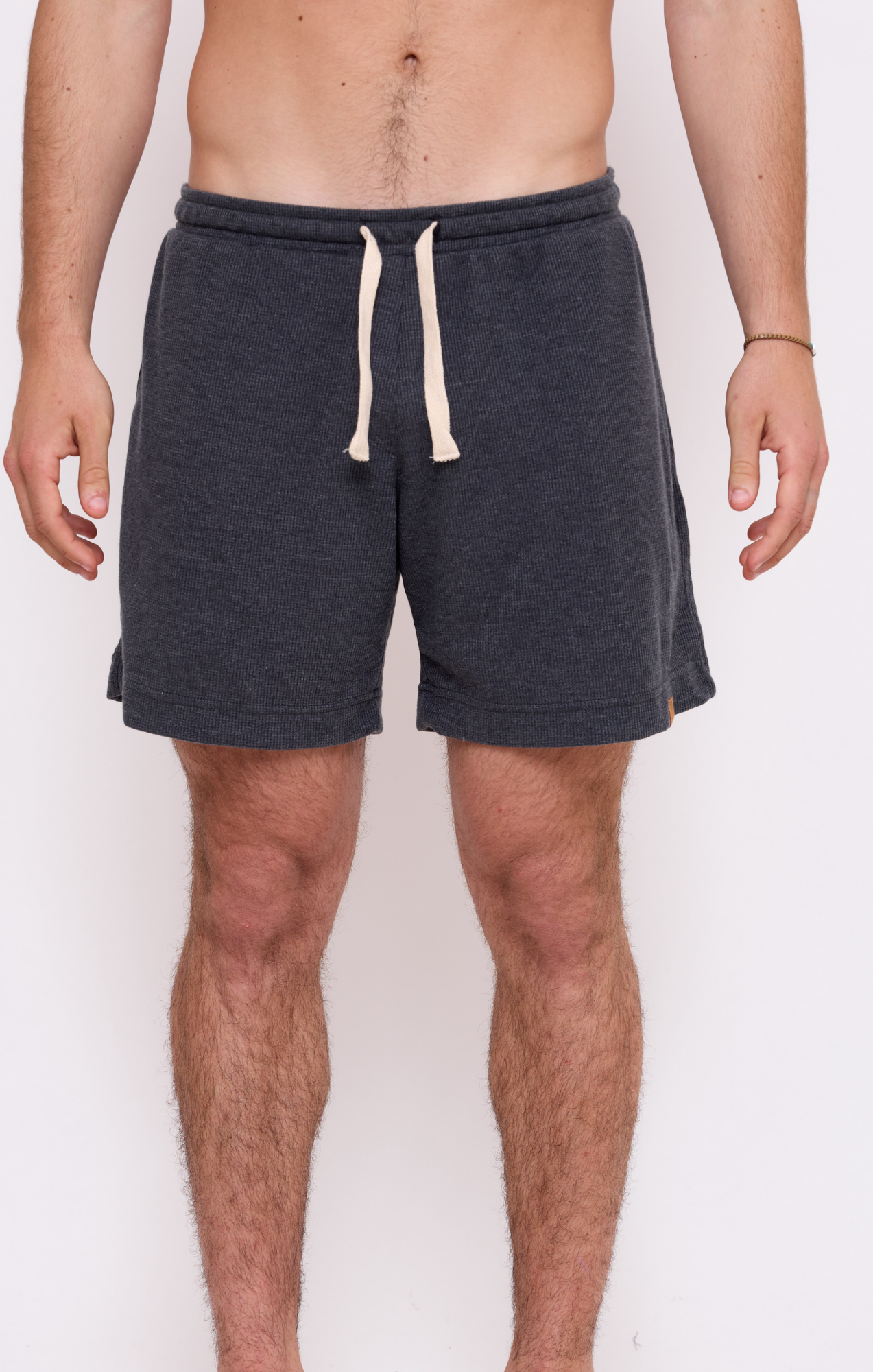 Dark Gray - Waffle Unisex Shorts