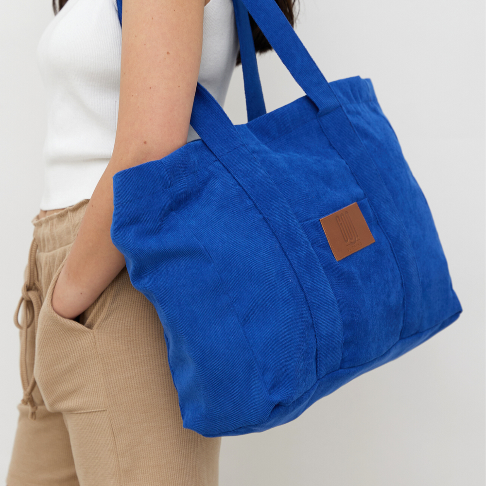 Crazy Blue - Corduroy Bag