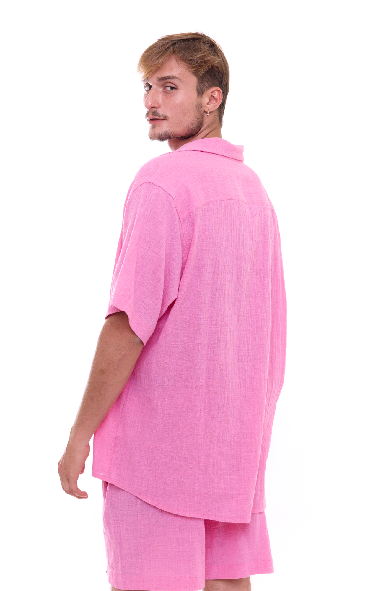 Pink - Unisex Oversize Shirt