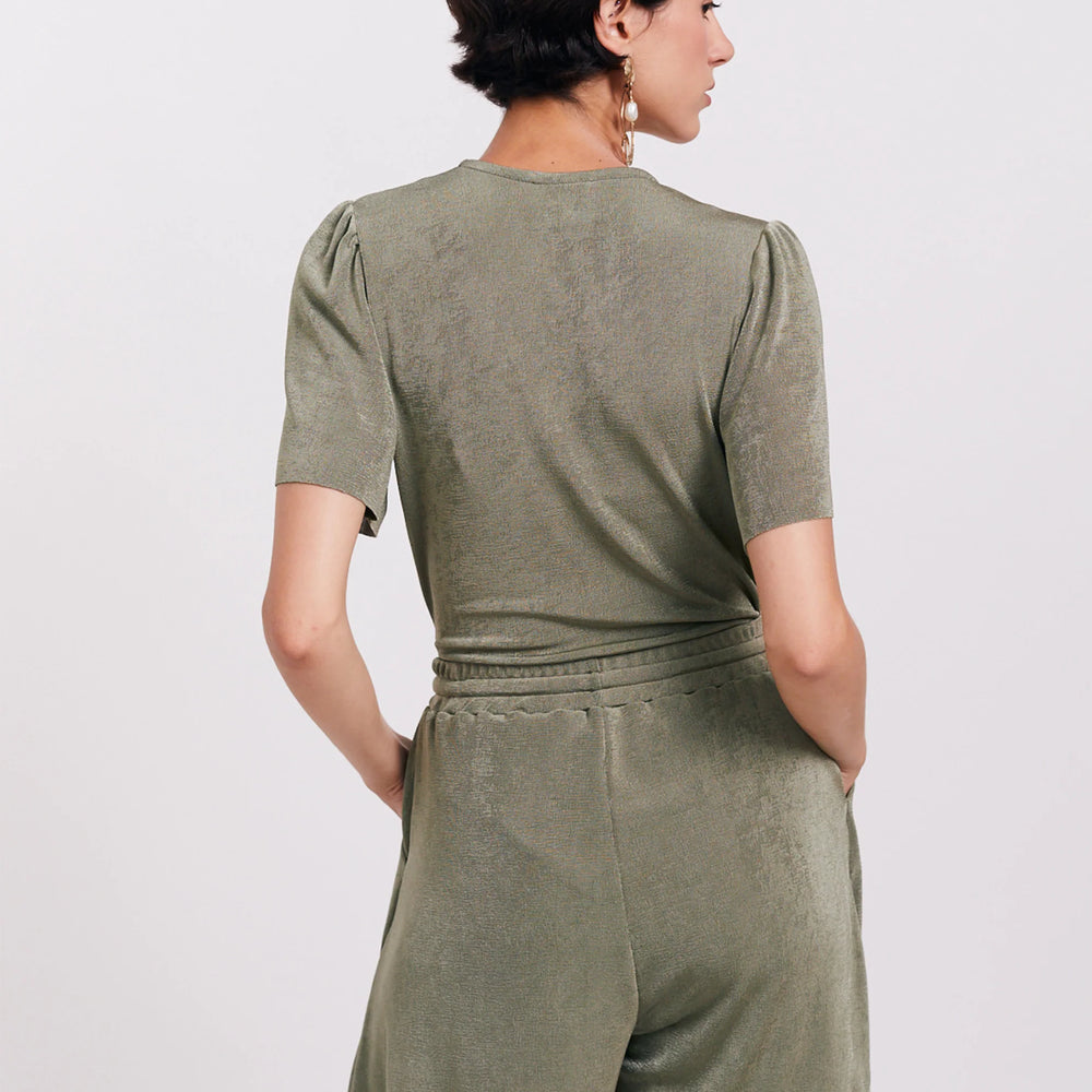 
                      
                        The wrap bodysuit | Olive
                      
                    