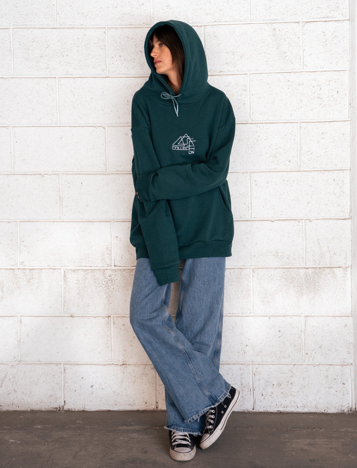 Dark green hoodie