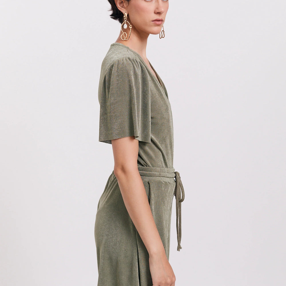 
                      
                        The wrap bodysuit | Olive
                      
                    