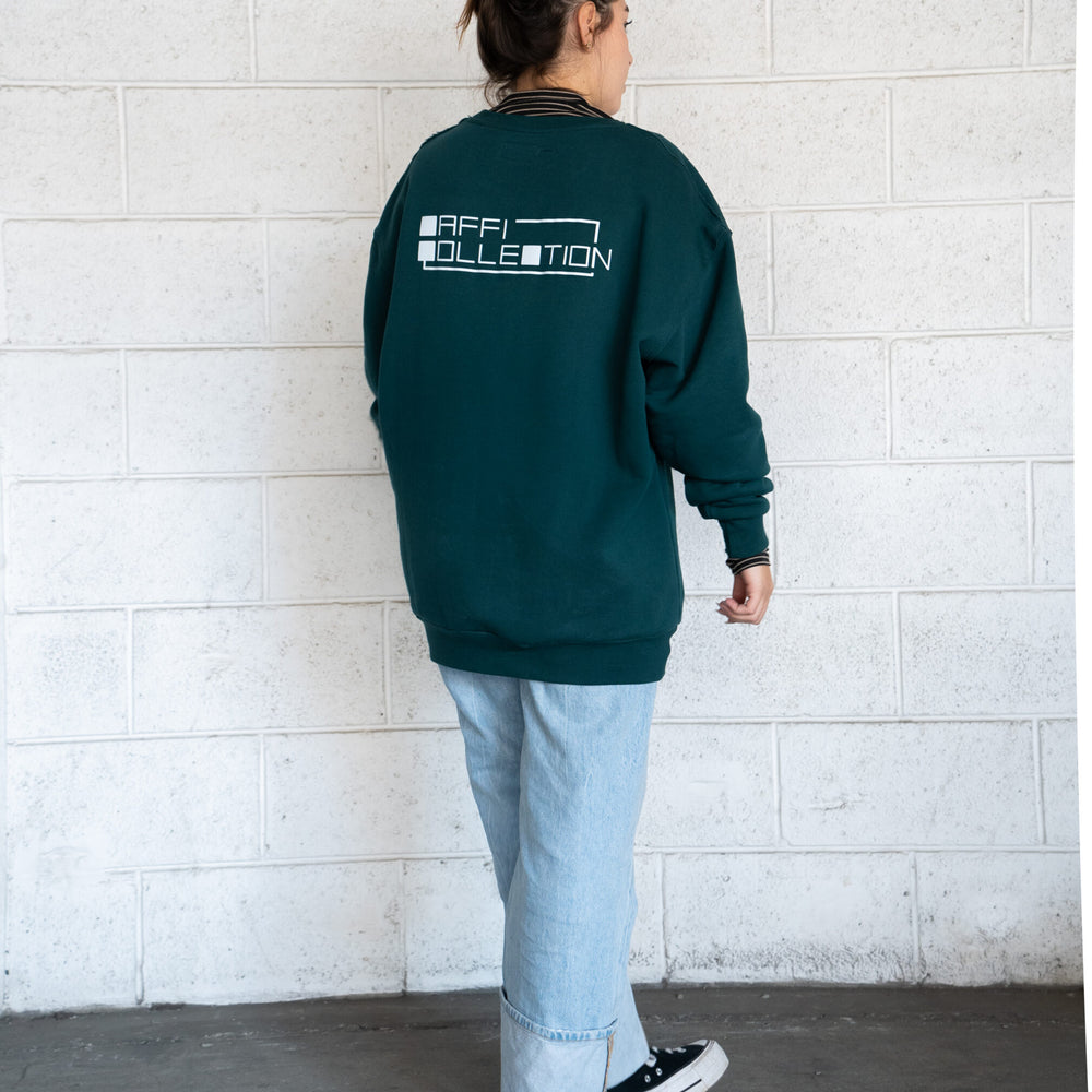 Dark green sweatshirt