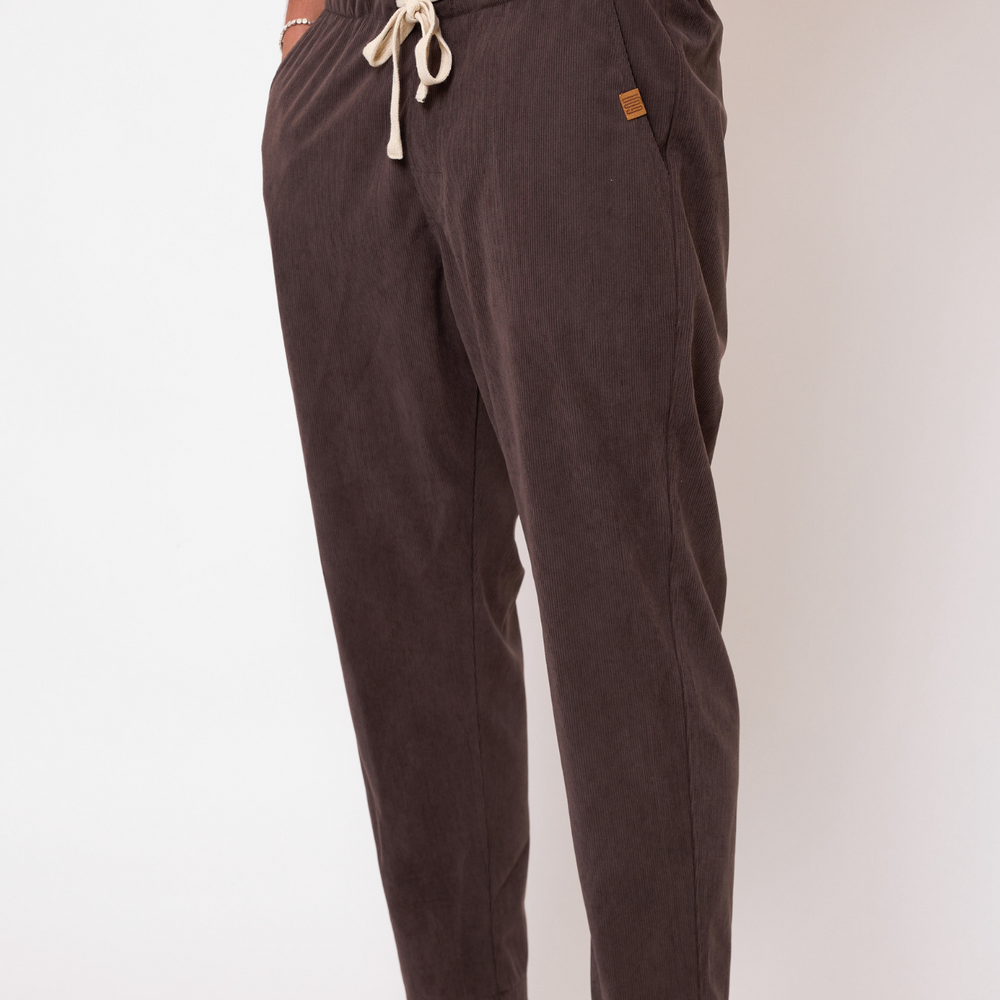 
                      
                        Dark Brown - Corduroy Long Pants
                      
                    