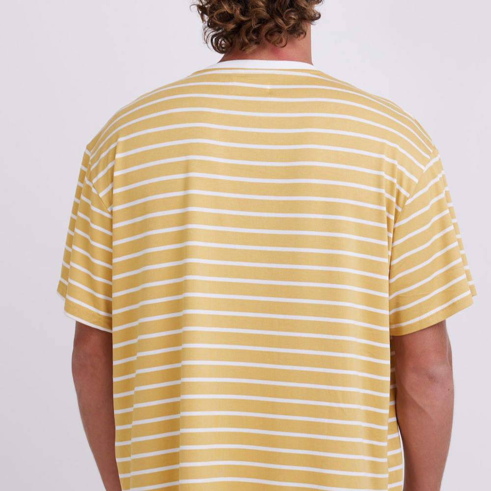 
                      
                        Yellow Stripes T-Shirt
                      
                    