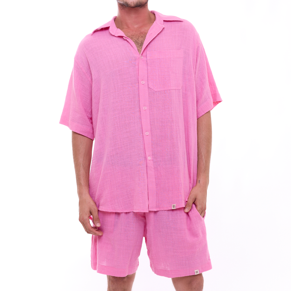 
                      
                        Pink - Unisex Oversize Shirt
                      
                    