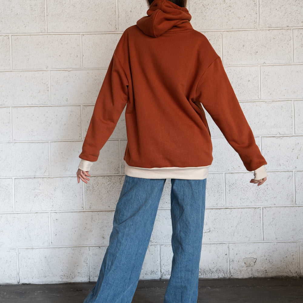 
                      
                        Orange hoodie white sleeve
                      
                    