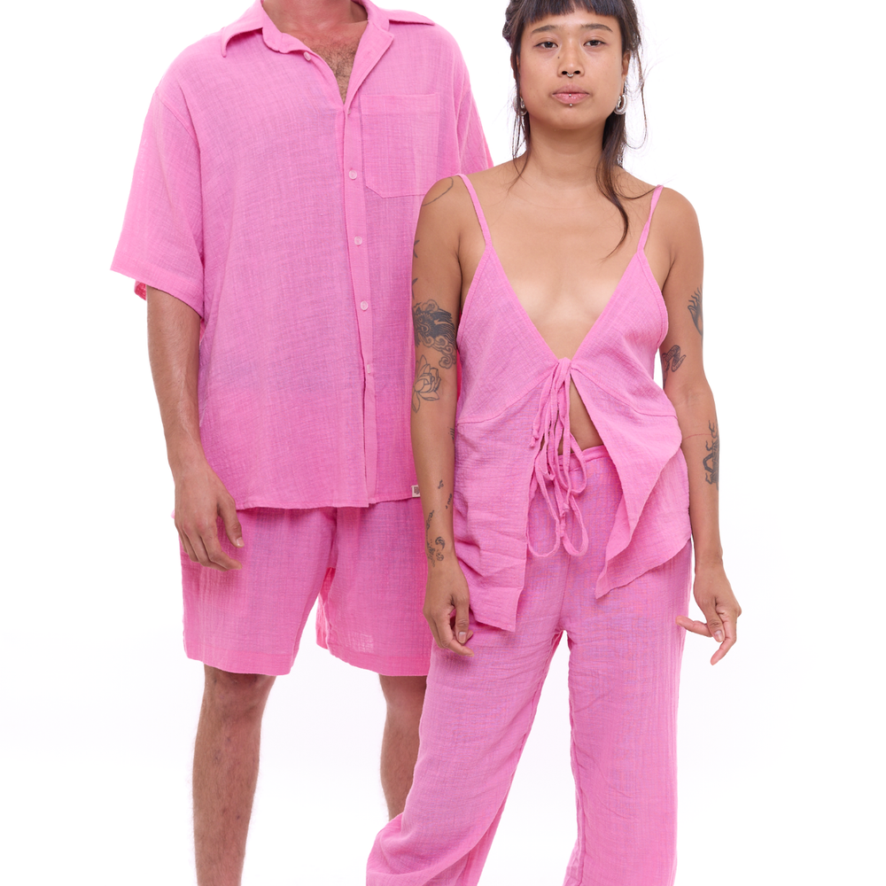 
                      
                        Pink - Unisex Oversize Shirt
                      
                    